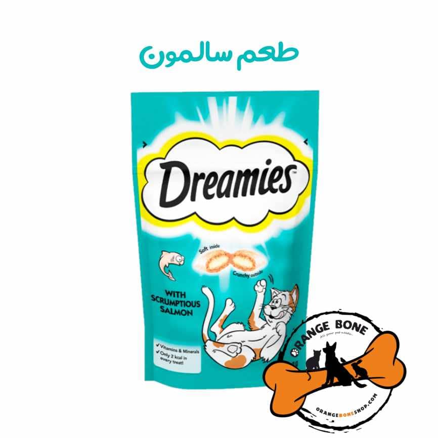 دریمیز سالمون تشویقی اسنکی گربه دریمیز طعم ماهی