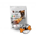 تشویقی پاچه گاو مخصوص سگ هاپومیل (سایز L)