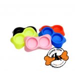 ظرف آب و غذا سگ و گربه دو قلو