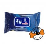 دستمال مرطوب سگ و گربه مستر پنگوئن مدل Wet Wipes (50 عددی)
