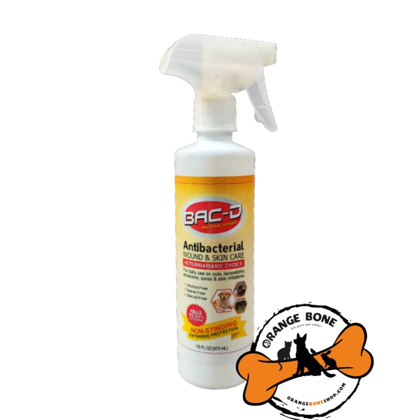 اسپری آنتی باکتریال سگ و گربه برند BAC-D اسپری آنتی باکتریال سگ و گربه برند BAC-D