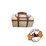 کیف دستی طرح چرم مخصوص حمل سگ و گربه