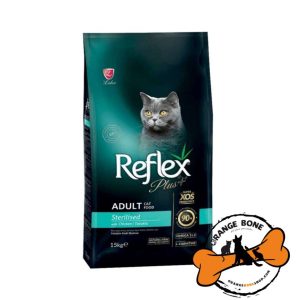 غذا خشک گربه عقیم رفلکس پلاس 15 کیلویی