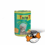 کنسرو پته گربه تاپت طعم مرغ و سبزیجات