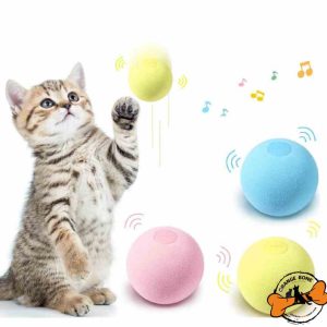 اسباب بازی گربه مدل توپ گربه صدا دار