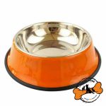 ظرف آب و غذا سگ و گربه جنس استیل مدل رنگی