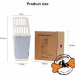 بیلچه خاک گربه دارای کیسه