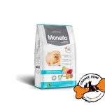 غذا خشک توله سگ نژاد کوچک مونلو طعم مرغ، گوشت و تخم مرغ (1کیلو)