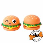 اسباب بازی دندانی سوتک دار سگ مدل همبرگر