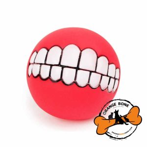 اسباب بازی توپ سوتک دار مخصوص سگ مدل دندان