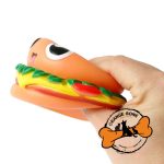 اسباب بازی دندانی سوتک دار سگ مدل همبرگر