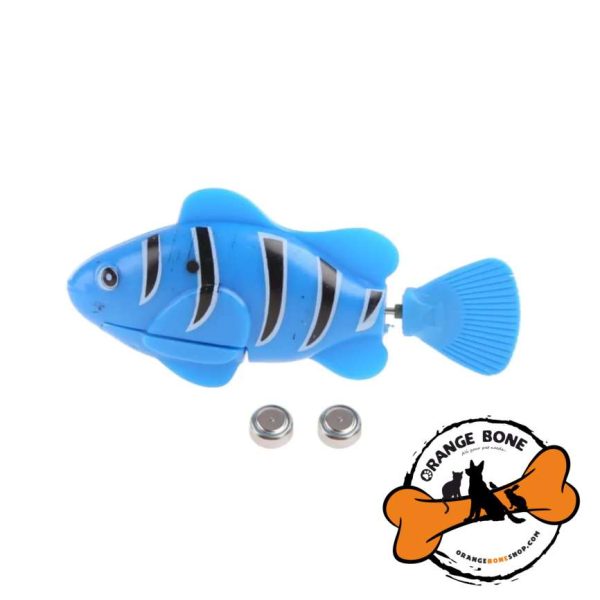 اسباب بازی گربه مدل ماهی متحرک در آب