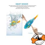 اسباب بازی گربه مدل ماهی متحرک در آب