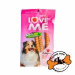 تشویقی سگ لاو می مدل فنری دنتال طعم مرغ - Love Me Chicken Flavour