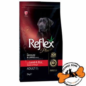   Reflex Plus Medium & Large Adult Dog Breeds Dry Food - Lamb & Rice