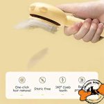 شانه دکمه تخلیه دار سگ و گربه