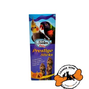 تشویقی عسلی میله ای دو عددی مخصوص طوطی سانان