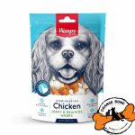 تشویقی سگ ونپی مدل دو سر گره مرغ - Wanpy Chicken Jerky & Rawhide Wraps