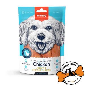 تشویقی سگ wanpy نرم طعم مرغ و پنیر