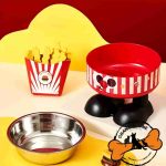 ظرف پا دار سگ و گربه مدل پینوکیو
