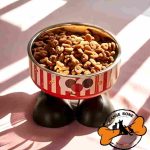 ظرف پا بلند پایه دار سگ و گربه خارجی