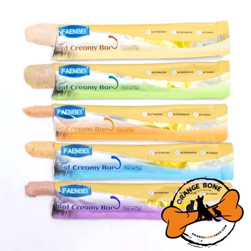 بستنی گربه فنبی زرد بستنی گربه فنبی مدل Cat Creamy Bar (15گرم)