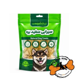 تشویقی طبیعی سگ مدل سیرابی سفید